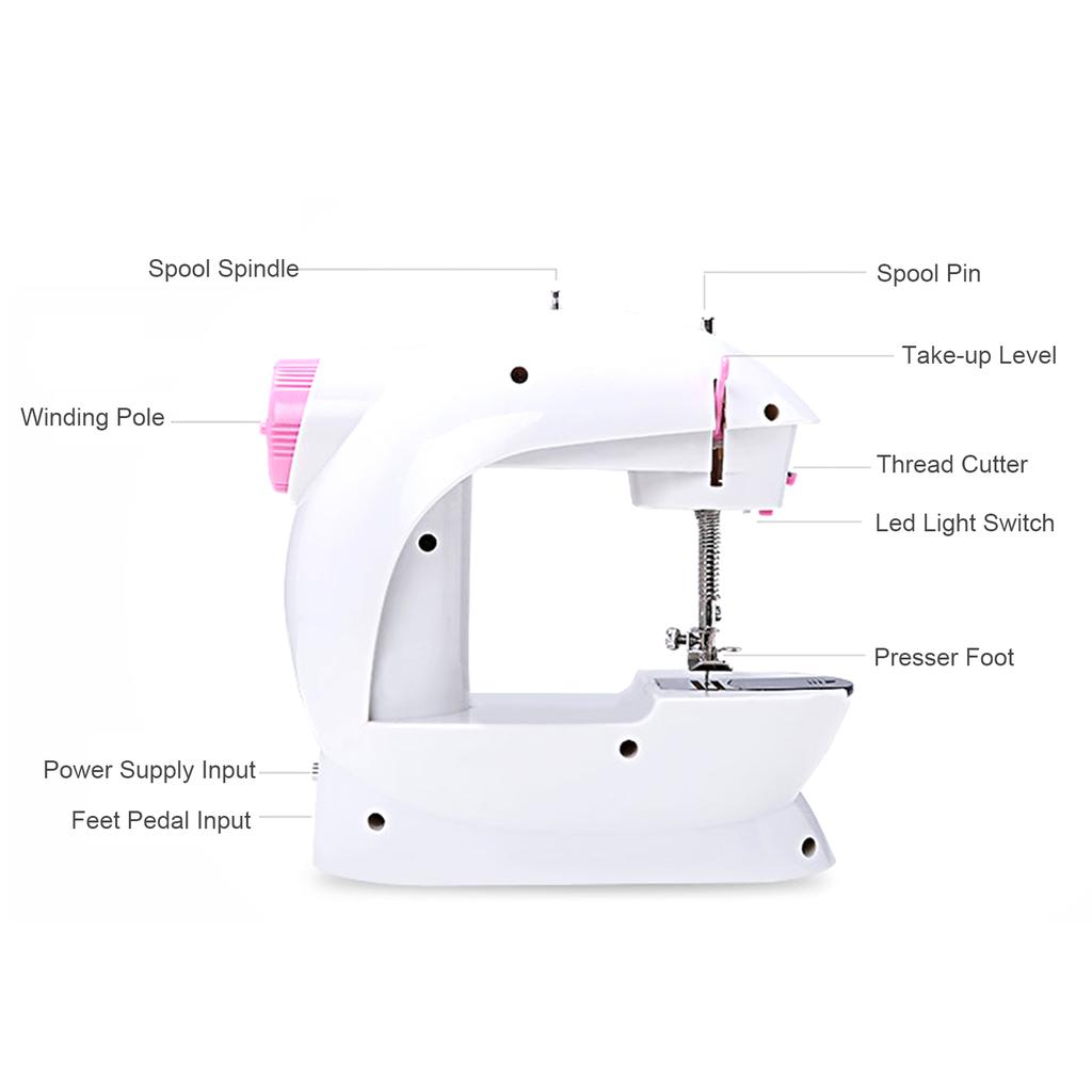 Mini Sewing Machine Home Use Multi-Functional Portable Electric Sewing Machine for Beginners
