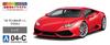 Aoshima Bunka Kyozai Model Series 2014 Lamborghini Huracan Red Painted Plastic Model Kit Co., Ltd. (AOSHIMA) 1/24 Pre-painted 04-C