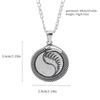 Creative Retro Unisex Snake Bone Pendant Necklace - The Wheel of Time Clavicle Chain