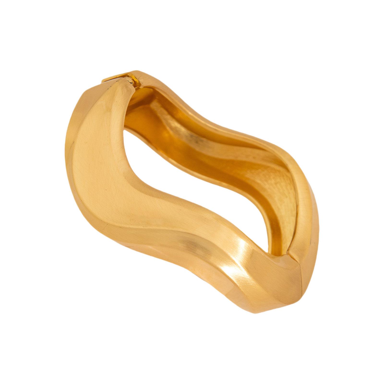 Exaggerated Punk Bracelet Wide Bangles Adjustable Opening Bangles Geometric Arm Bracelet Wrist Jewelry Perfect for Women