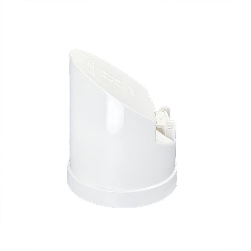 PVC Self-Closing Odor Trap Pipe, Insect & Rodent Proof, Fits 50/75/110mm Septic Tank Sewage Outlets