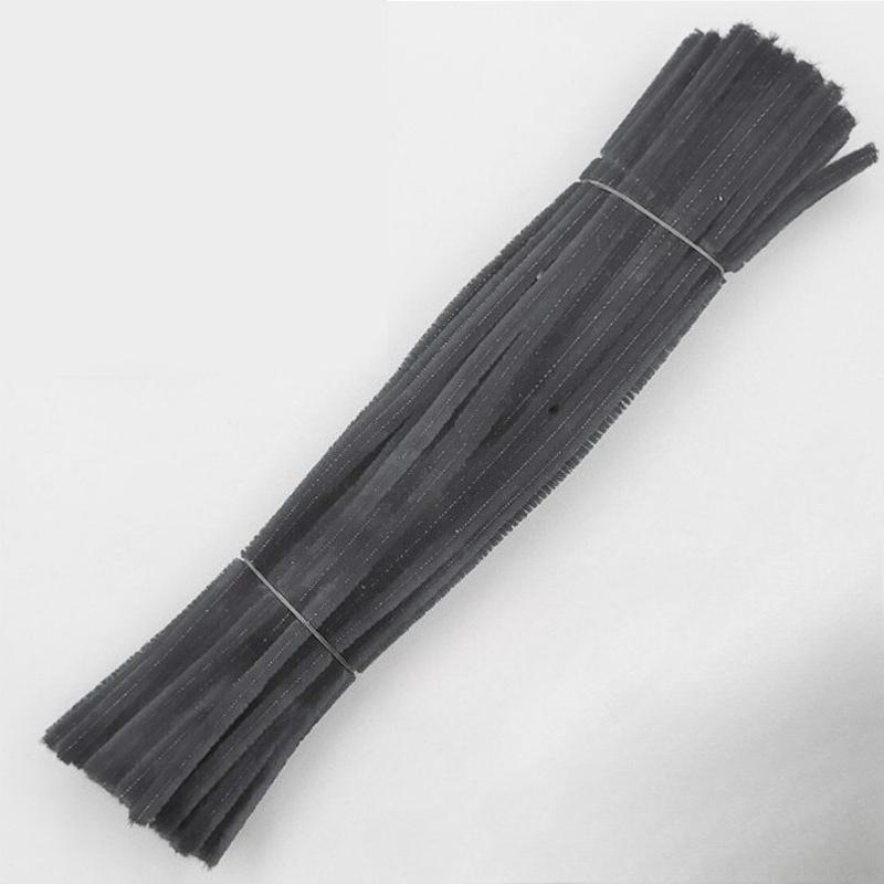 500pcs Chenille Stem Pipe Kids DIY Creative Chenille Sticks Cleaners Kindergarten Educational Handmade Material Plush Strips