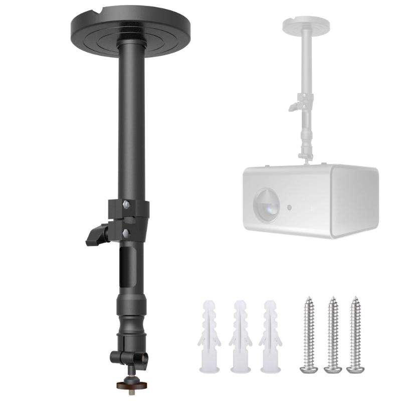 Small Projector Holder Hanger 360°Swivel And 180°Tilt Ceiling/Wall Mount Bracket Supports Safe Load 5KG