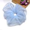 Super Bright Organza Large Intestine Ring Hair Band Girl Head Band Fashion Wide Edge Hair Accessories