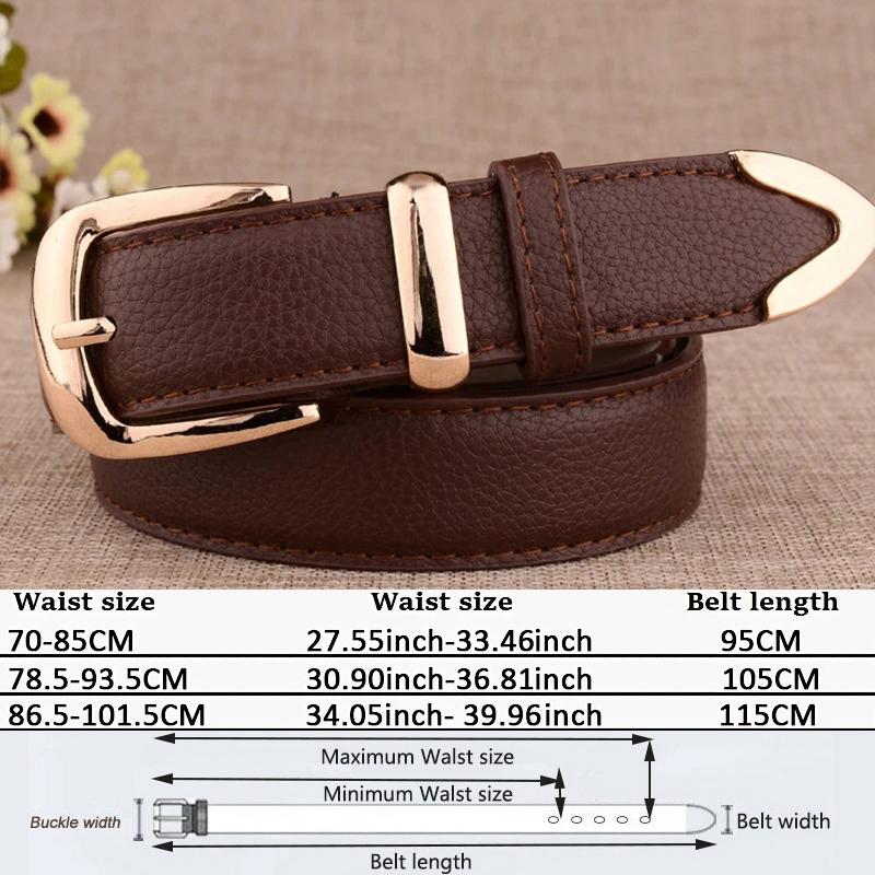 

Stylish Women s Belts High Quality WaistBest Matching Dress Jeans Waistband for Lady Straps for Women LB2146 95cm кофейный