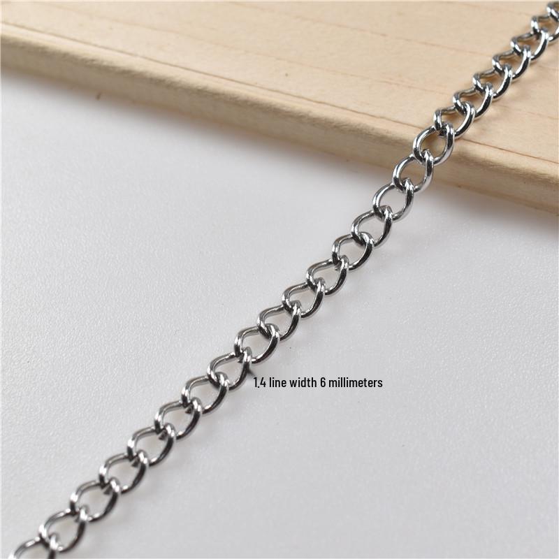 Nerezový kuličkový a osmičkový řetízek na klíče s boční visačkou (0.5-2.0mm) pro Zobrazení Plakátů.