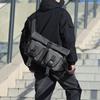 Men's Waterproof Expandable Crossbody Messenger Bag - Large Capacity for Travel & Sports