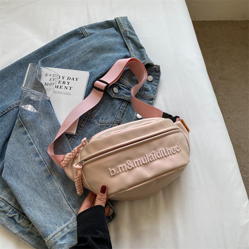 Crossbody Fanny Pack Niche Cycling Sports Breast Bag Women'S Senior Sense Versatile Women'S Chest Bag Women