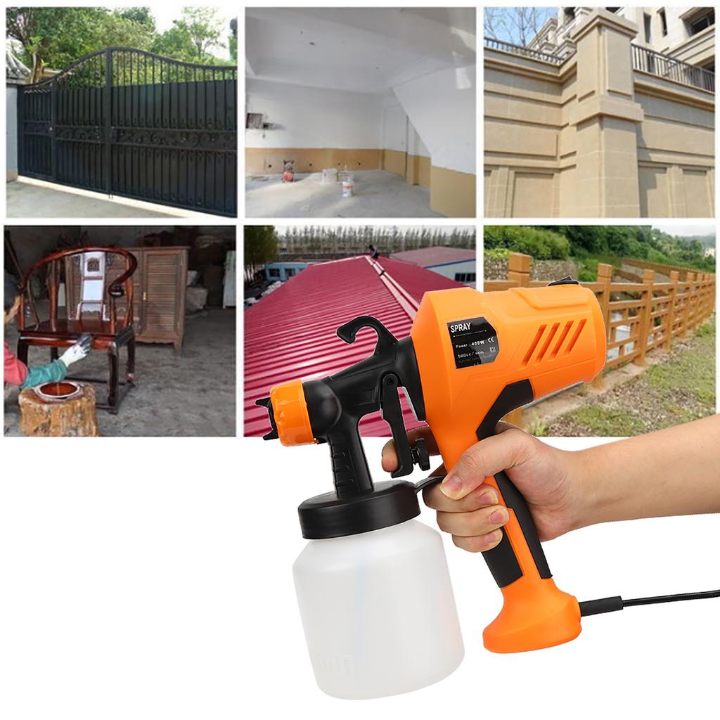 Electric Paint Sprayer   High Pressure Ergonomical Power   (Orange )