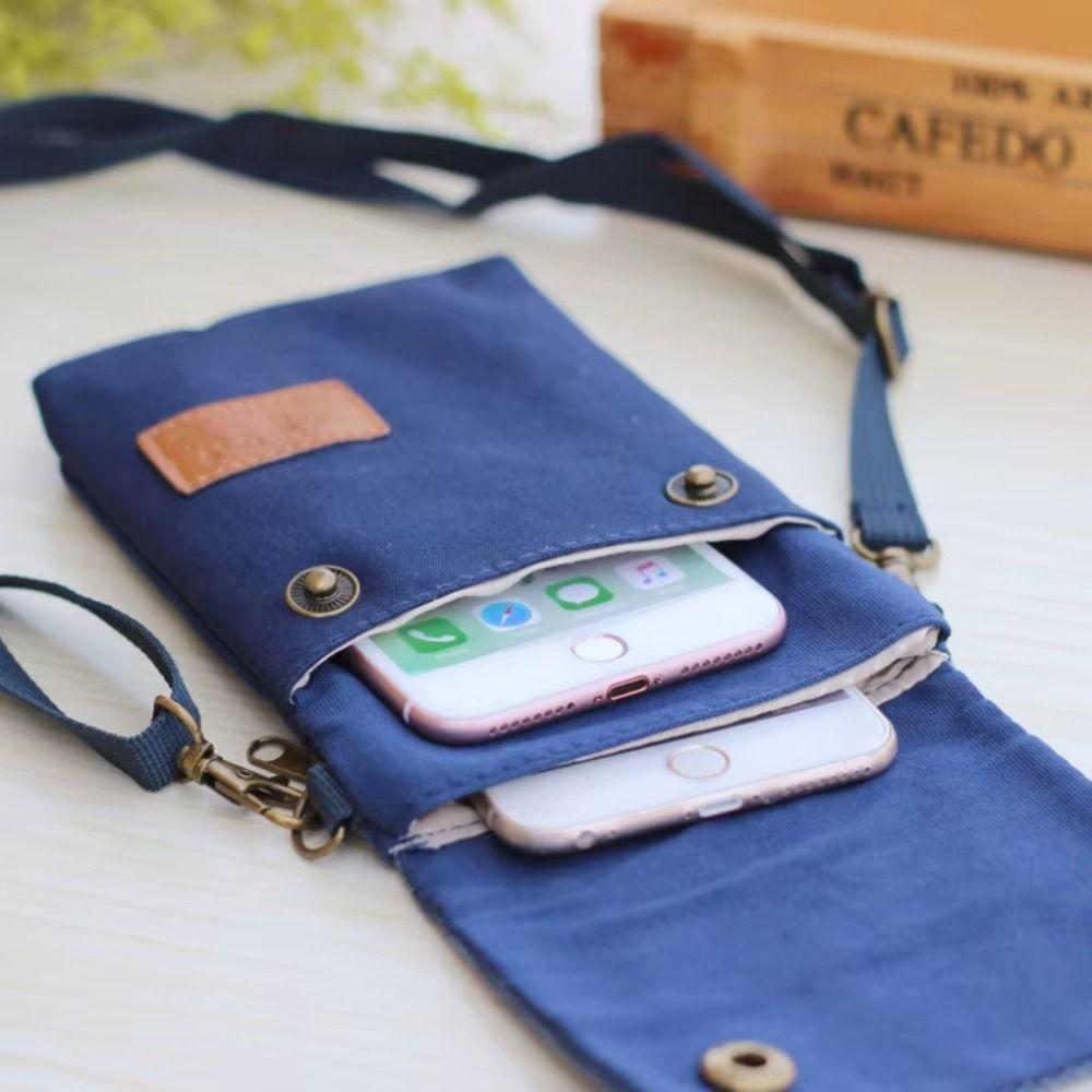 Canvas Canvas Light Shoulder Bag Shoulder Solid Color Crossbody Canvas Bag Female Lady Girl