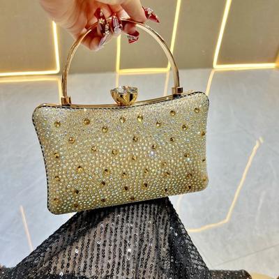 Borsa da Sera Strass Scintillanti Borsa da Festa e Cena Borsa Monospalla a Tracolla da Donna Pochette
