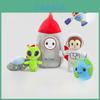 Space Monkey Plush Set With Pp Cotton For Kids And Adults