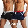 Tesla 2.5 Length Mesh Elastic Running Shorts Sports Shorts 2 Pack Mbh32