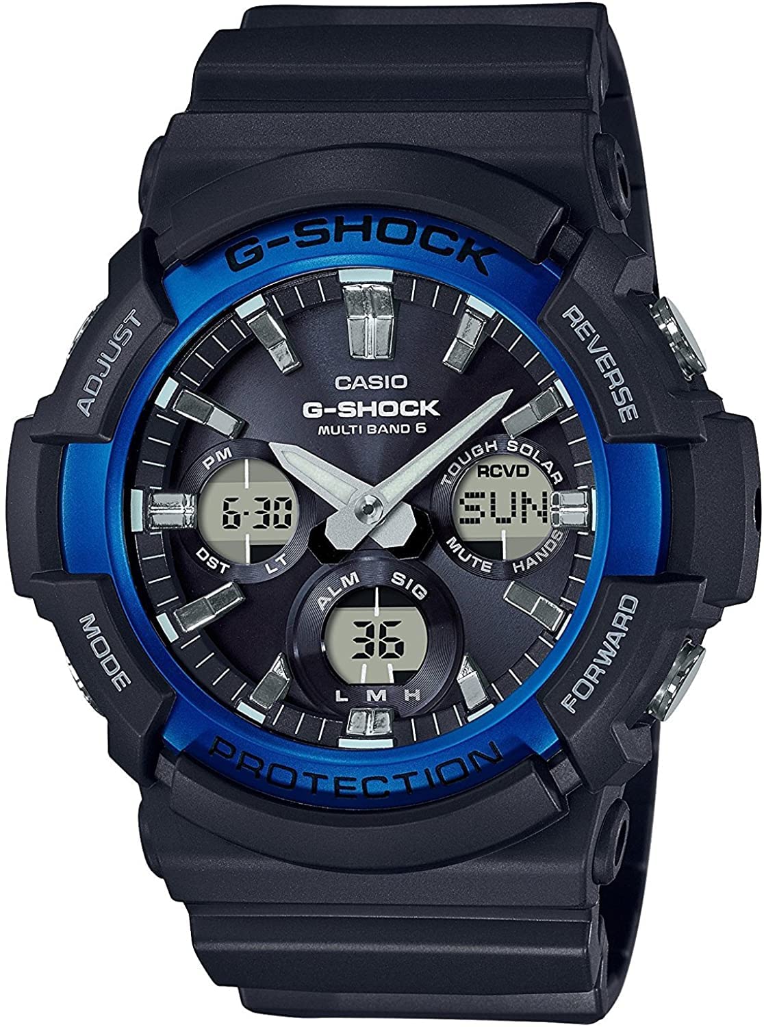Casio G-SHOCK Radio Solar Watch GAW-100B-1A2 Men s