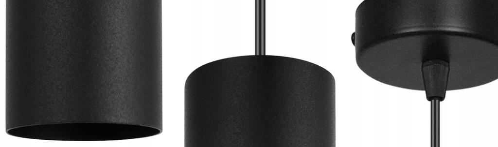 MODERN CEILING HANGING LAMP BLACK LED LAMP