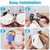 Ultra Long Standby Water Leak Alarm Wall Mount & Floor Contact Water Leak Detector  Garage