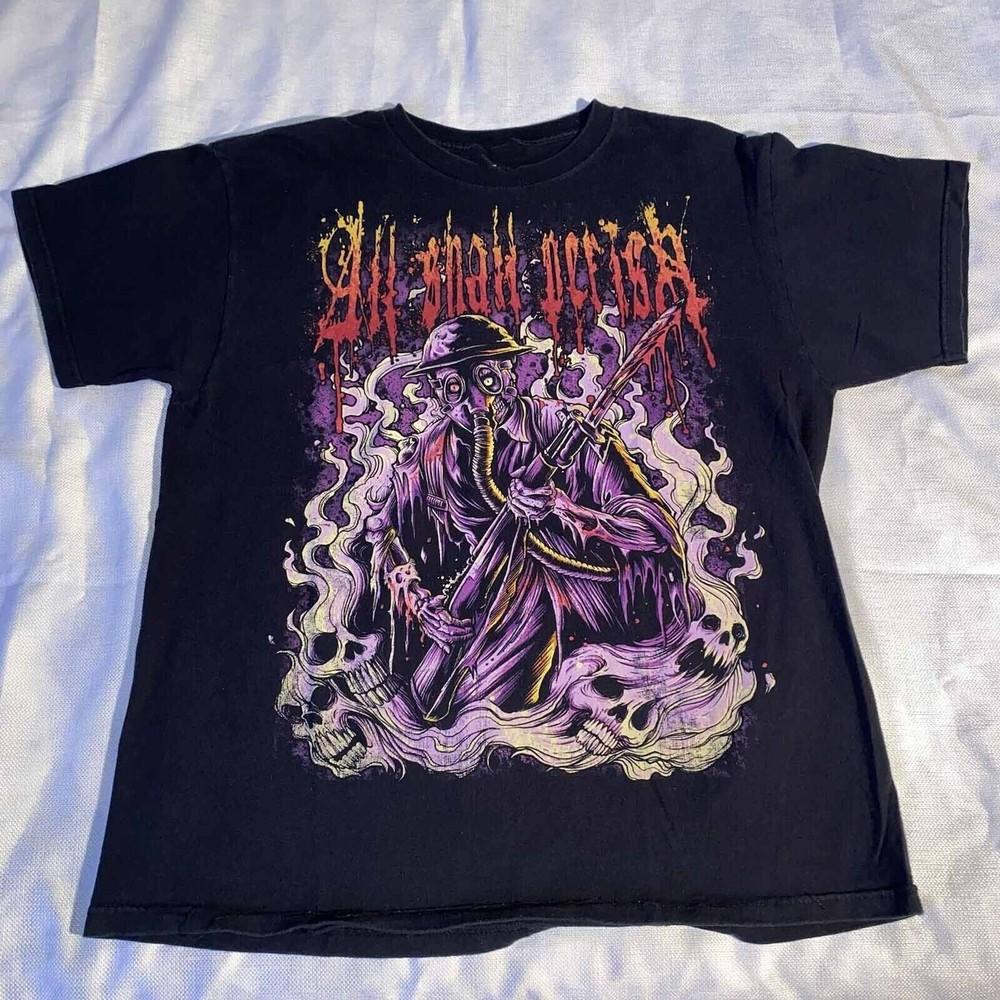 Awaken the Dreamers VTG All Shall Perish Shirt Black Unisex S-2345XL Unisex T-Shirt L