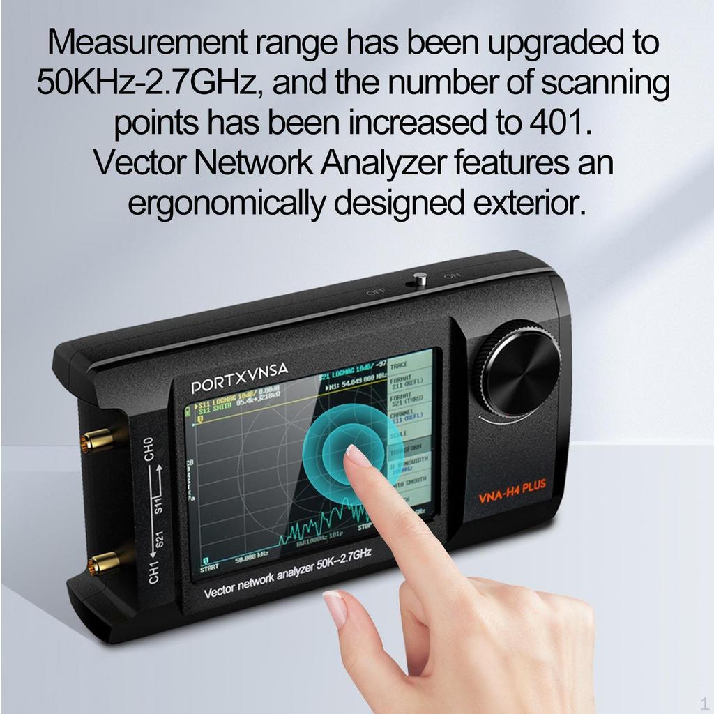 Antenna Analyzer Portable Analysis Tool 4inch Screen for Home Office