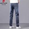 Pierre Cardin Men's Slim-Fit Straight Jeans - Summer Thin Elastic Casual