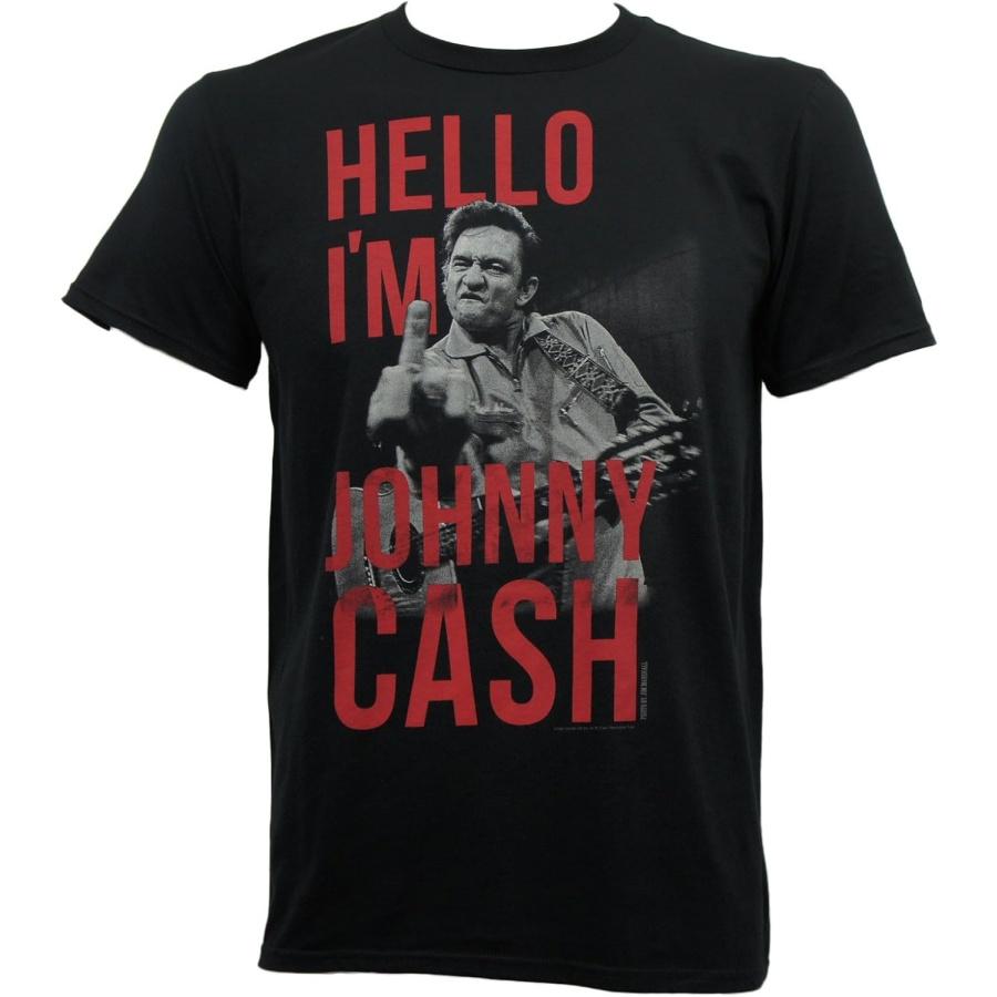 Johnny Cash - Mens Hello I m Johnny T-Shirt XXXXXL разноцветный