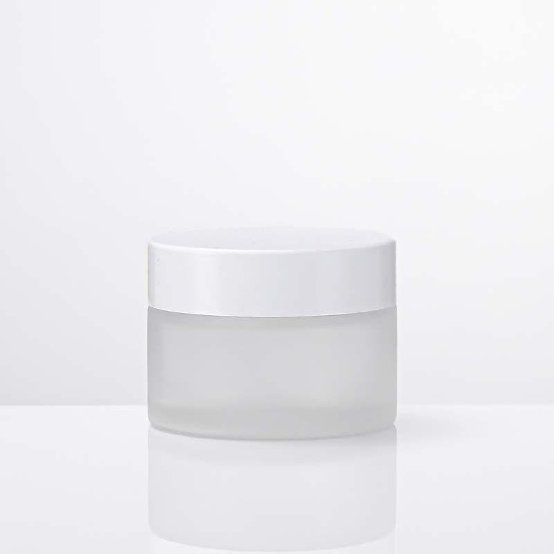 Kosmetikgläser aus Milchglas: 5g Maske, 30g Creme, 10g Augencreme Probeflaschen