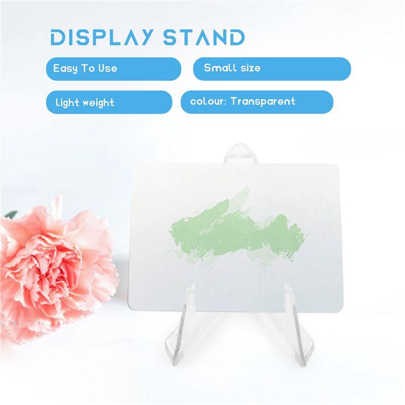 BAAU 10 Stück Acryl Münzdisplay Ständer Halter Kleine Münzen Staffelei Halter Für Karten Sammlerstück Challenge Münz Kapsel Medaillen Ständer