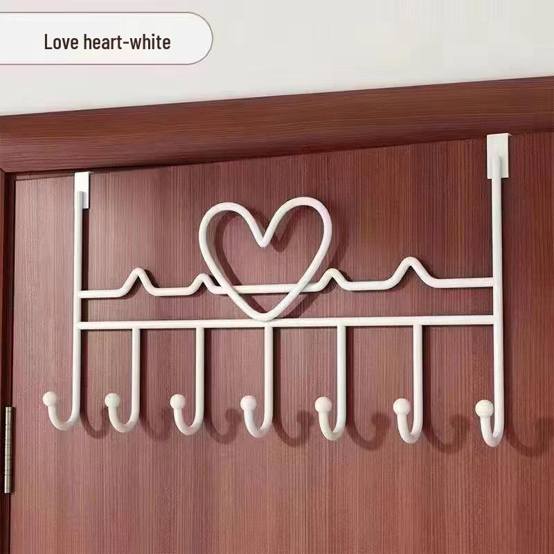 Katze & Wolke Herzförmiger Spurloser Über-Tür-Hakenständer