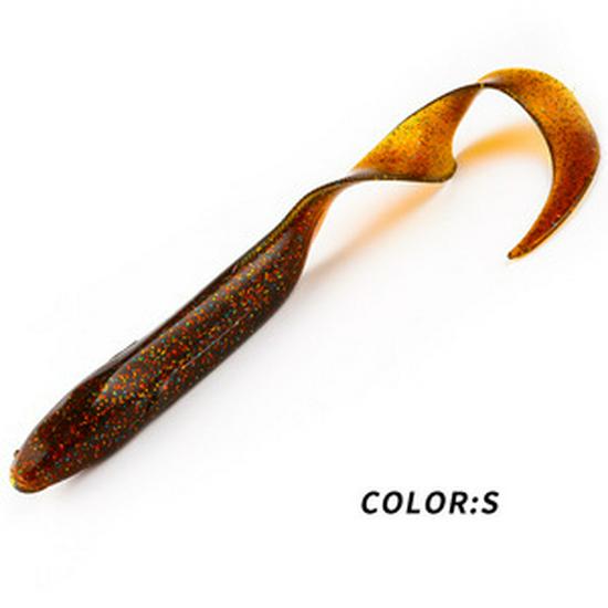 BEARKING Soft Bait Eel Lure with Lead Head Hook, 15cm/20cm for Long Cast Sea Fishing (L45L46)