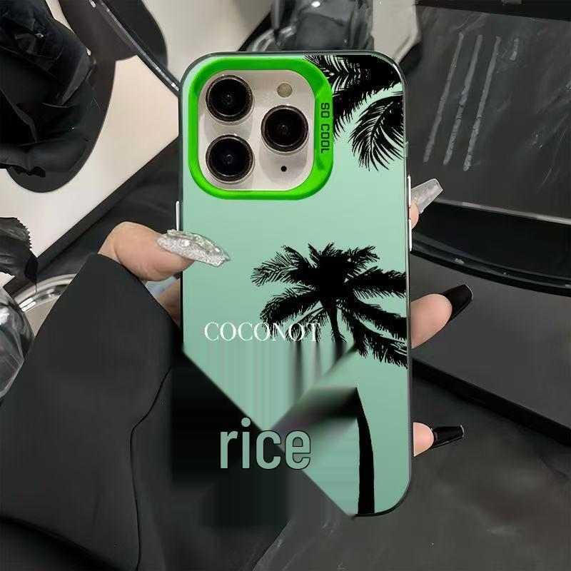 European & American Coconut Tree Case for iPhone 13/14/15 & 17/16 Promax