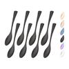 8Pcs Silver Matte Finish Teaspoon Dinnerware Set High Quality Western 18/10 Stainless Steel Silverware Coffee Spoon Cutlery Kitchen Set