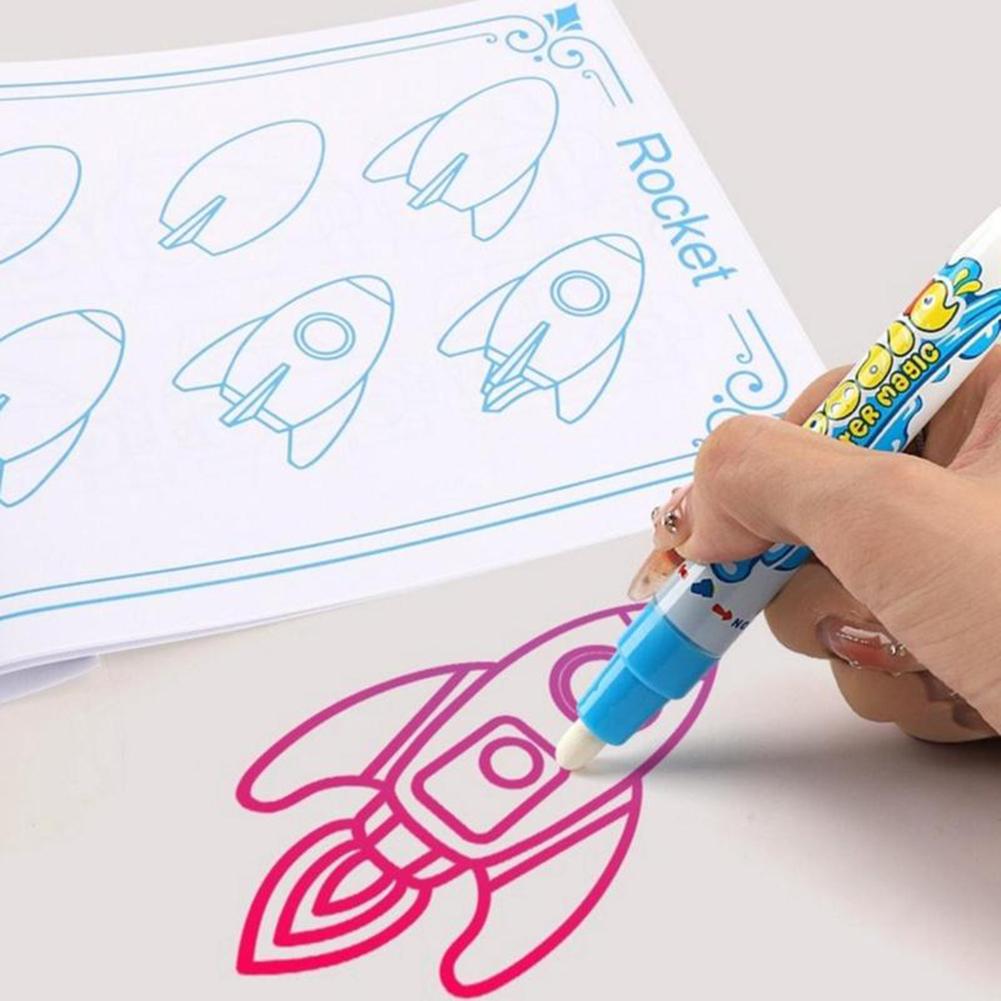 Magics Water Drawing Mat With Reusable Magics Pens Children's Drawing Pad Extra Large Size Repeatable Doodling Painting Mat