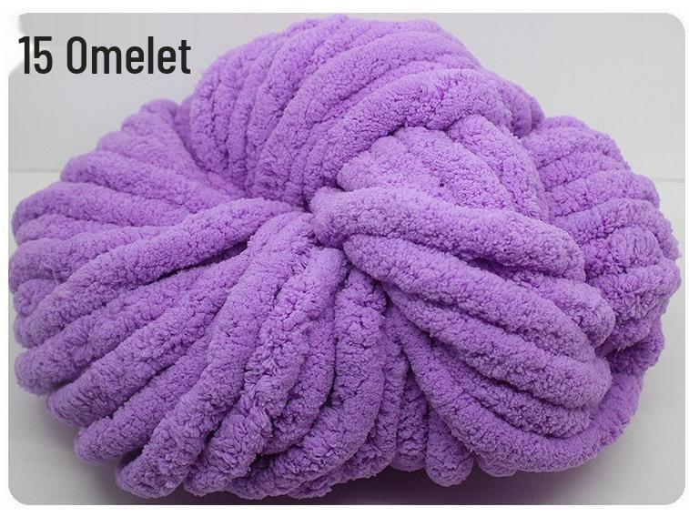 Winter DIY Super Dicke Isländische Wolle Handgewebter Schal & Mütze Garn