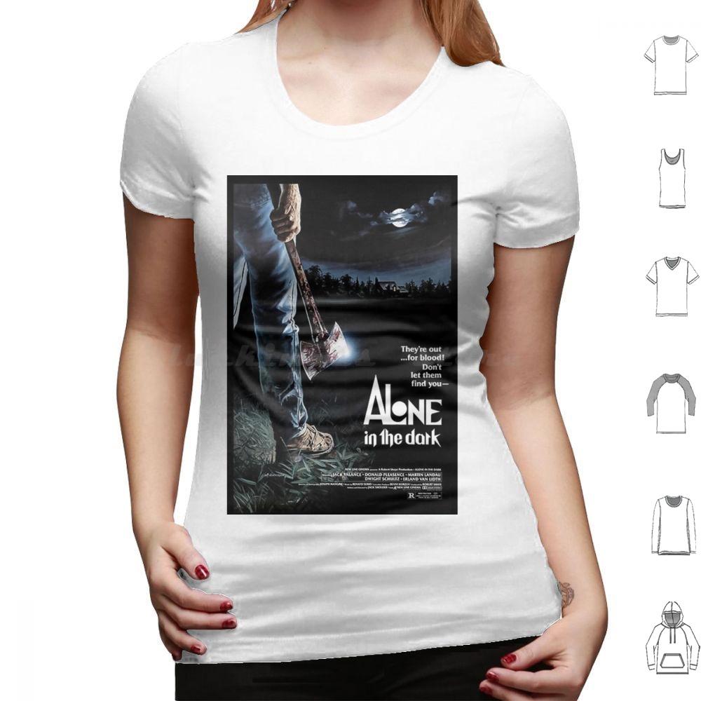 Alone In The Dark T Shirt Cotton Men Women DIY Print Film Movie Movies Horror Classic Vintage 1980s 1970s 80s 70s Cinema Old