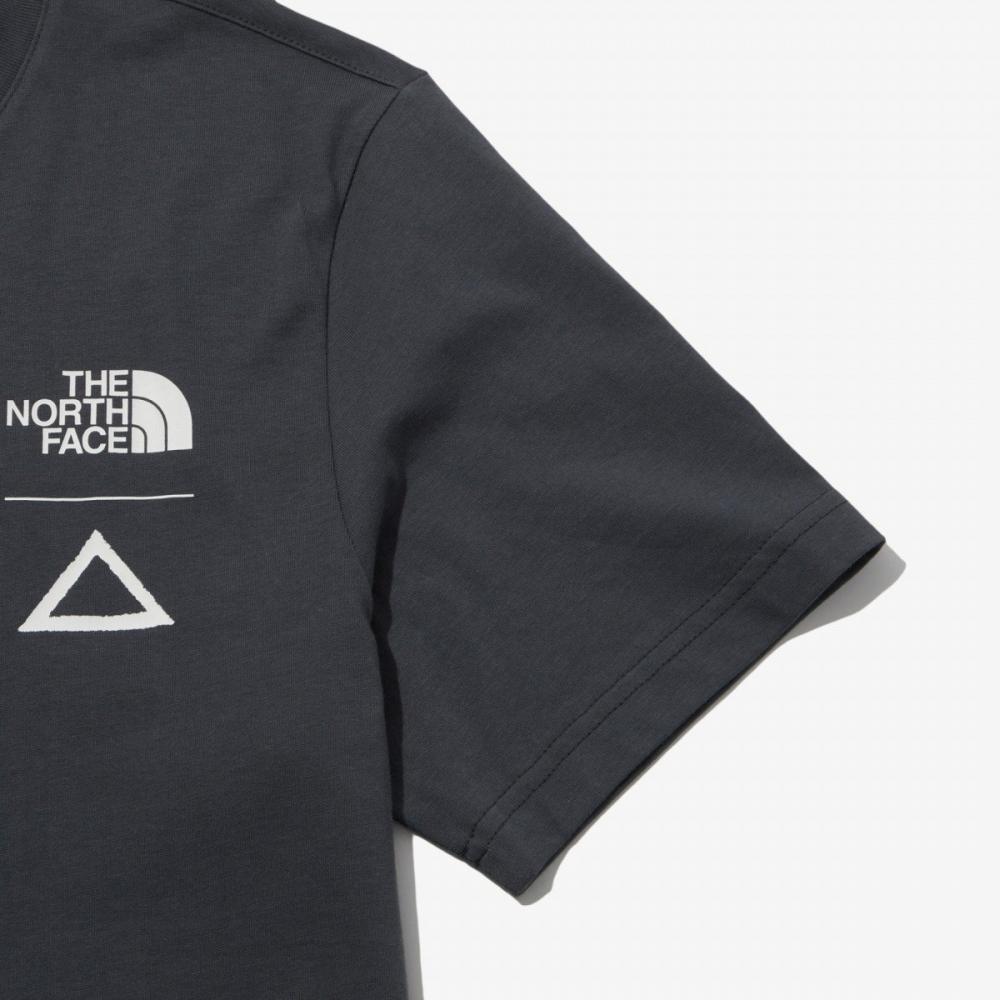 The North Face Korean Short Sleeve Tee 5 Charcoal Grey Nt7uq56b