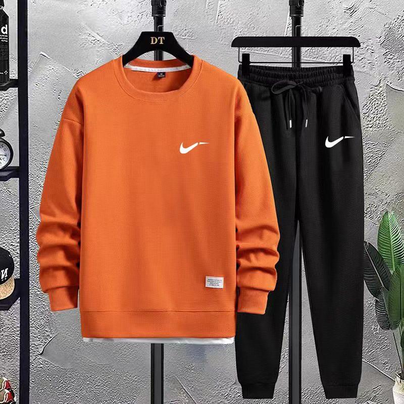 Crewneck Sweatshirt Joggingbroek Trainingspak Voor Mannen Zachte Casual Dagelijkse Set