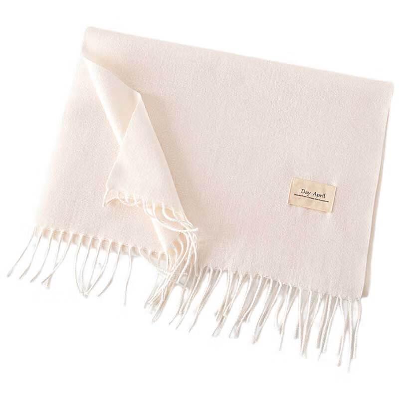DayApril Korean Style Solid Color Scarf 40x200cm
