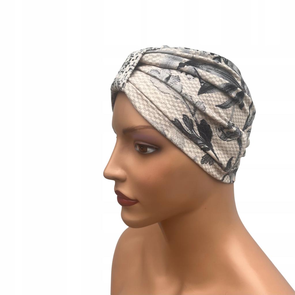 Turban Damski Emma 470 Czapka Wkładana Na Głowę Także Po Chemioterapii