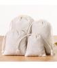 5pz Sacchetti portaoggetti in cotone con coulisse Regalo di Natale Matrimonio DIY Sacchetto semplice Riutilizzabile Organizzazione casa Sacchetto antipolvere 8x10 10x12 10x15 20X25