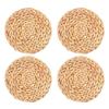 Bohemian Gourd Grass Rattan Wall Decoration Round Wall Decoration B&B Living Room Wall Hanging Decorative Wall Hanging Fenugreek Wall Decoration 30cm
