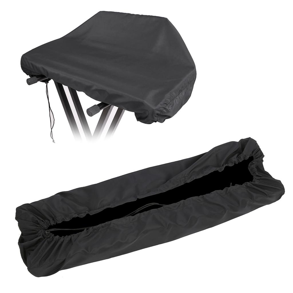 Digital Piano Keyboard Dust Cover Waterproof Dustproof Musical Instrument AccessoriesBlack 61Keys