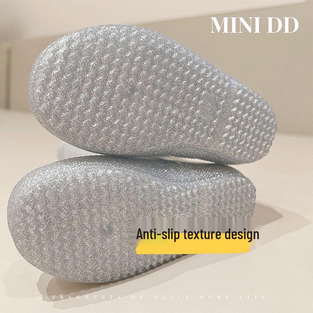 MINI DD2026 Children's Princess Rain Boots - Waterproof, Anti-slip, Mid-calf Shoes for Toddlers & Girls