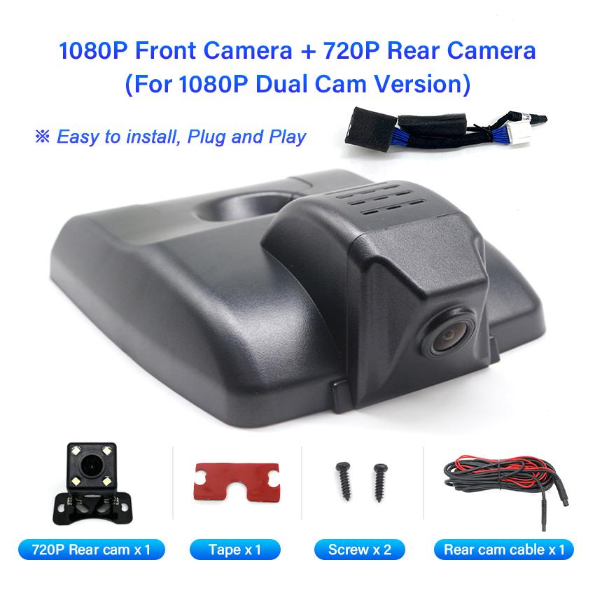 Plug and play Hidden Dash Cam Car DVR WIFI Camera For Lexus ES ES200 ES250 ES260 ES300H 2015 - 2025 HD Night Vision High Quality