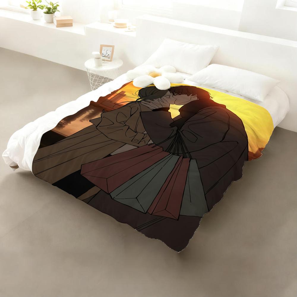 Anime Tears On a Withered Throw Flannel Throw Blanket: Soft Kid-Friendly Warm Anti-Static All Season Washable Couch Bed Home