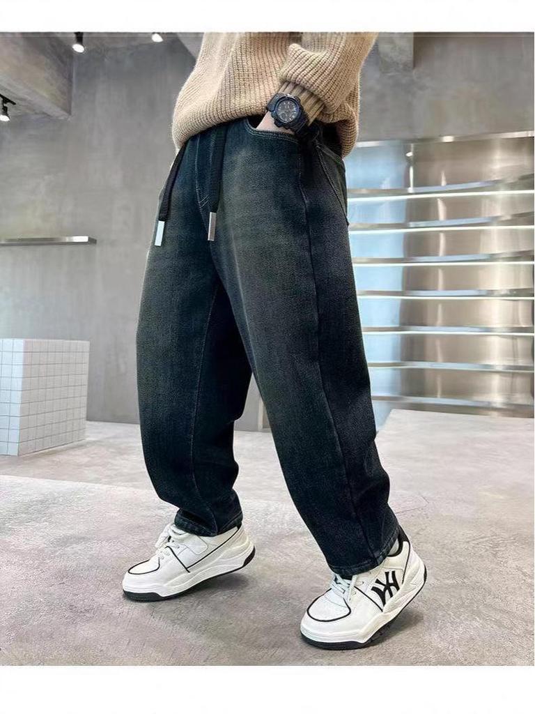 Boys' Trendy Denim Pants for Spring and Autumn - Street Style
