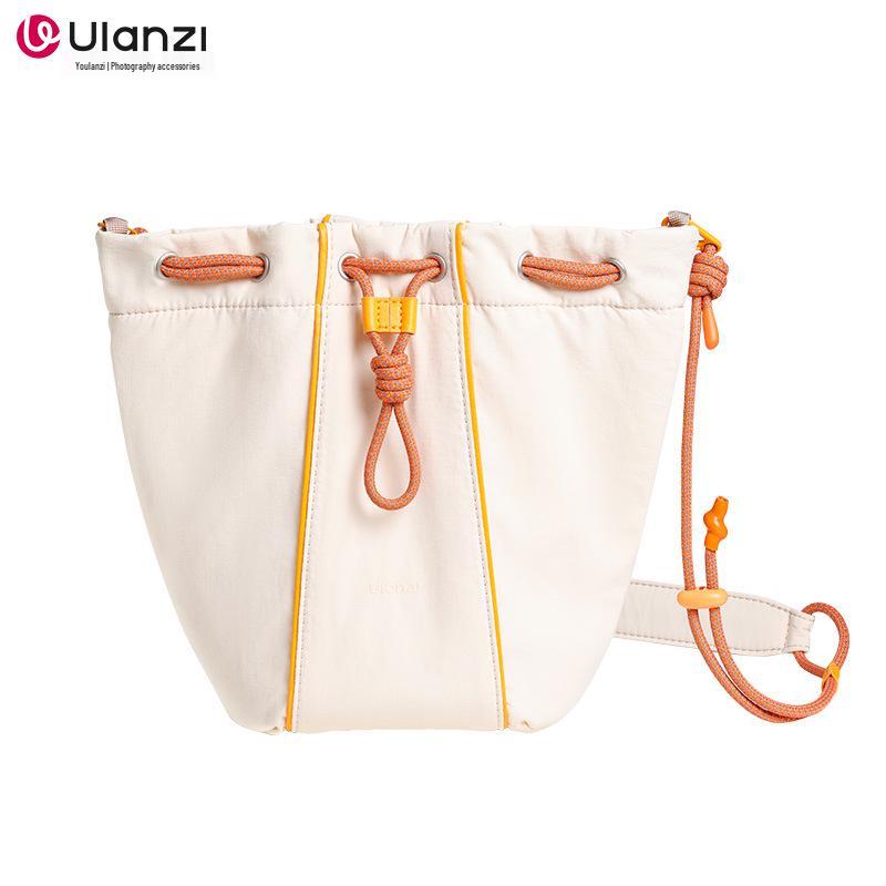 

Ulanzi DS01 Drawstring Waterproof Camera Bag: Mirrorless/DSLR Storage & Single Shoulder Photography Bag. Small бежевий