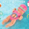 Swimming Doll, Children's Wind-Up Toy with Articulated Joints, Kids' Bath Toy, Suitable for All 4 Seasons, Random Color