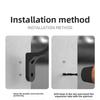 Space Saving Motorcycle Helmets Wall Hook Organizers ABS Mounting Bracket Simple Installation for Home Garage Or Kitchen