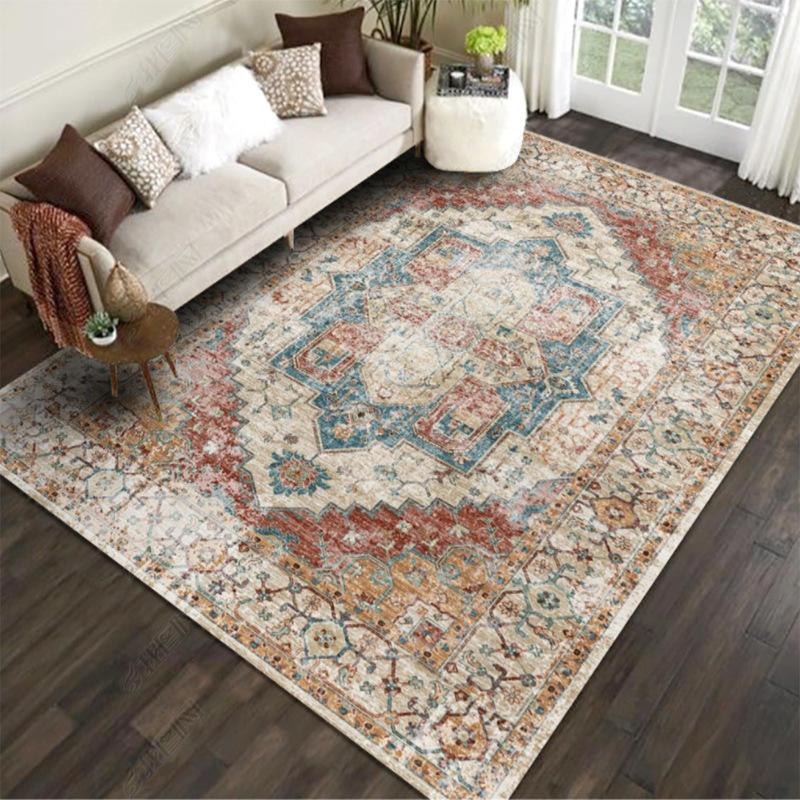 Nordic Ethnic Style Carpet Wholesale Bedroom Sofa Tea Table Tatami Bohemian Home Living Room Carpet Floor Mat