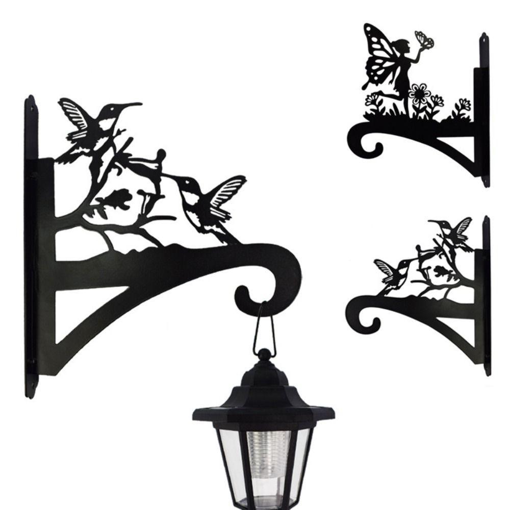 Wrought Iron Animal Shape Hanging Bracket Wall Mount Hanging Holder Balcony