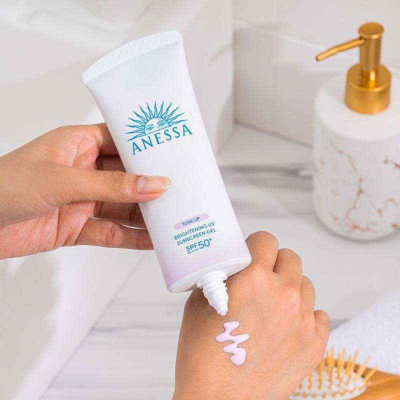 ANESSA Oppklarnende UV-solkremgel SPF 50+ PA++++ 90g